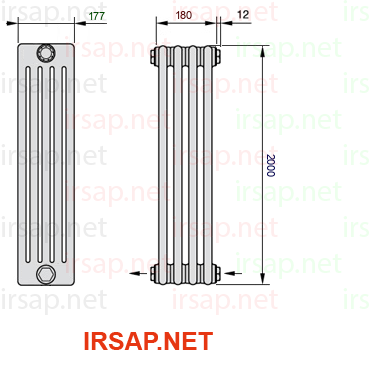 Радиатор IRSAP Tesi 52000/4 T08 CL 01
